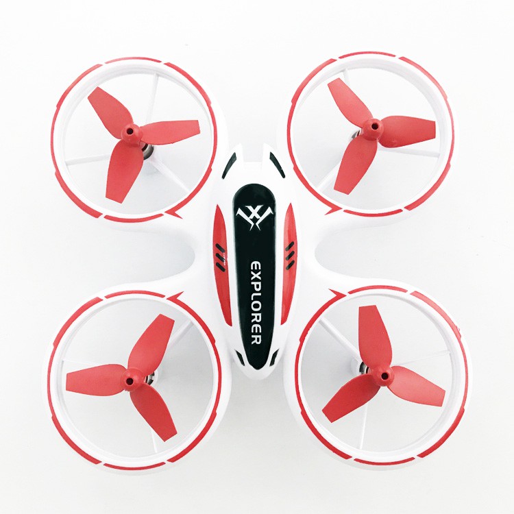 Đồ Chơi Máy Bay Điều Khiển Từ Xa Flycam Mô Hình 4 Cánh Mini, Phát Sáng Nhấp Nháy, Quay Nhào Lộn 360 Độ