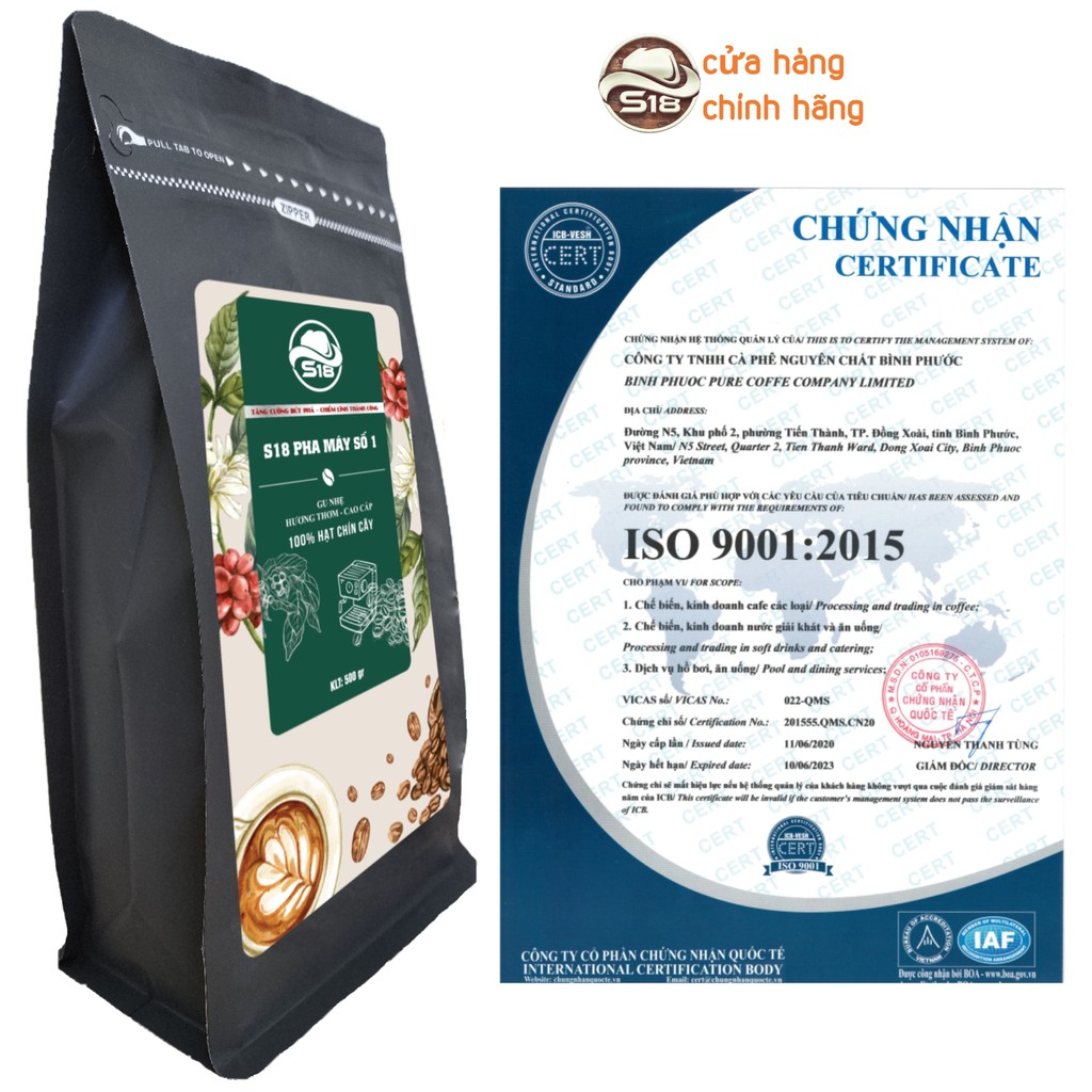 Cà phê rang xay nguyên chất🍁cafe mộc 100%🍁robusta arabica culi🍁500g🍁S18 coffee