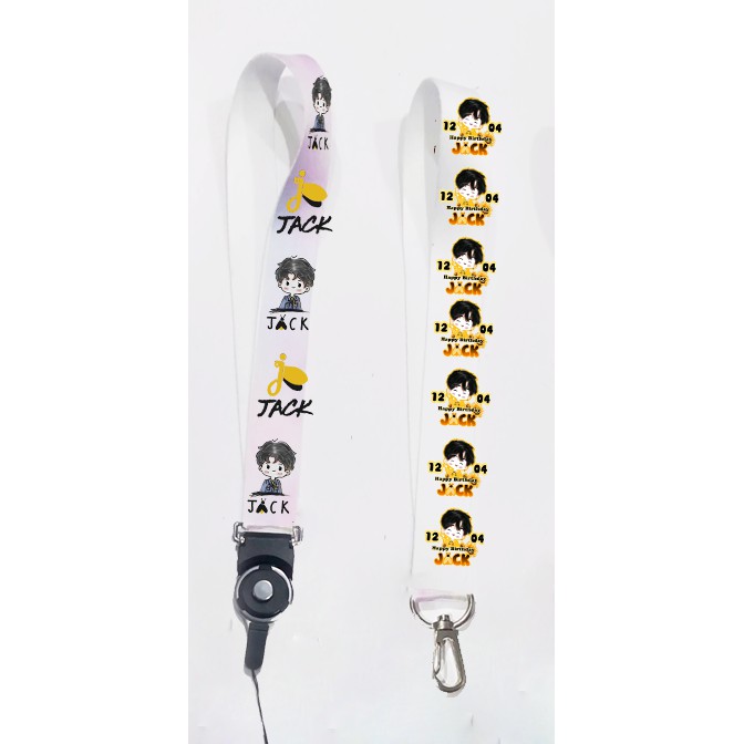 dây strap jack STI26 j97 hoạt hình dây treo thẻ name tag ngắn cute dễ thương 15cm