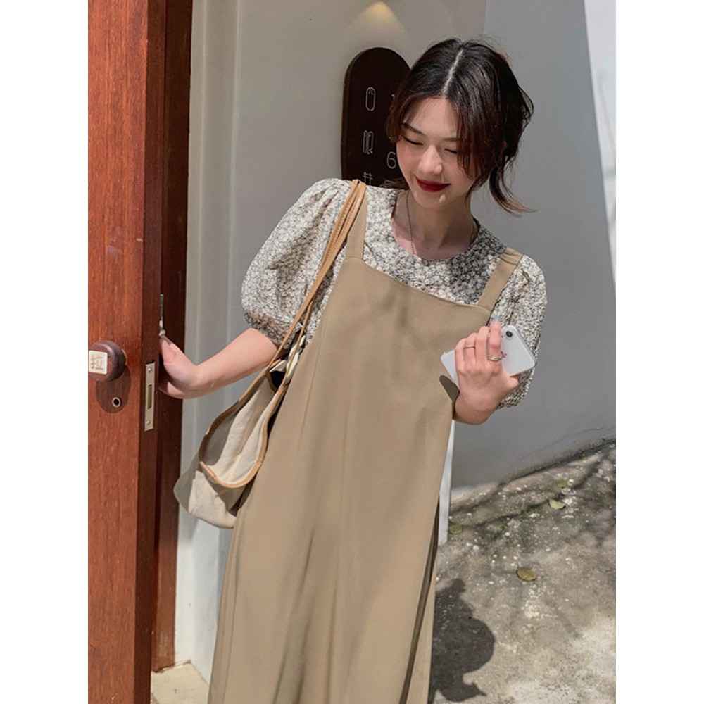 Set yếm ulzzang kèm áo