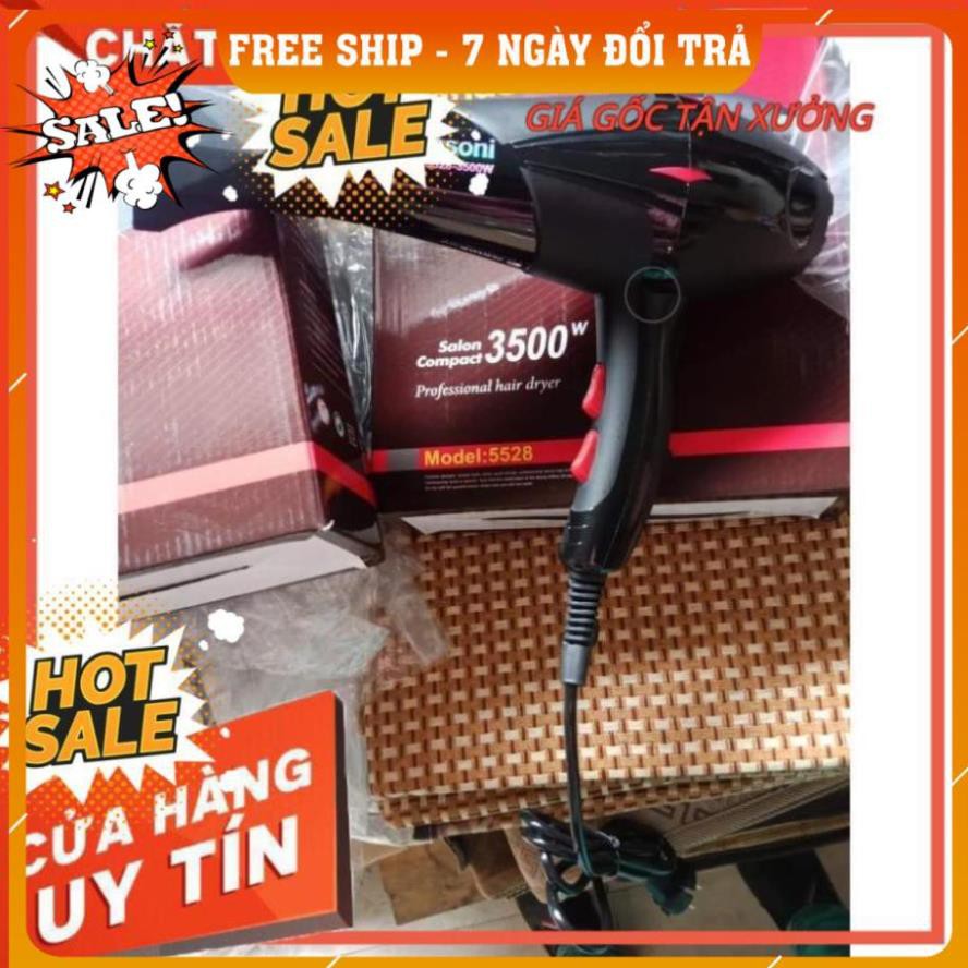 Máy sấy tóc📣📣📣𝙎𝙄𝙀̂𝙐 𝙍𝙀̉,𝙎𝙄𝙀̂𝙐 𝘽𝙀̂̀𝙉 [Bảo hành 6 tháng] Máy Sấy Tóc Hai Chiều Model 5528 Công Suất 3500W