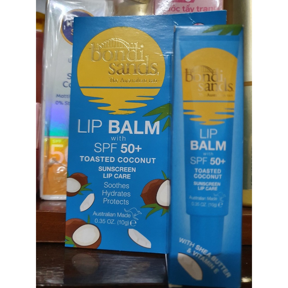 Son dưỡng môi chống nắng đủ vị thơm tự nhiên Bondi Sands Australia Suncare Lip Balm SPF50 - 25ml