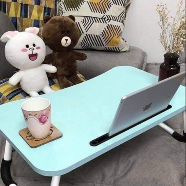 Bàn Để Laptop Đa Năng Gấp Gọn, Có Khe Để Ipad, Nhỏ Gọn Siêu Tiện Dụng, Giá Bán Bằng Giá Tại Xưởng | BigBuy360 - bigbuy360.vn