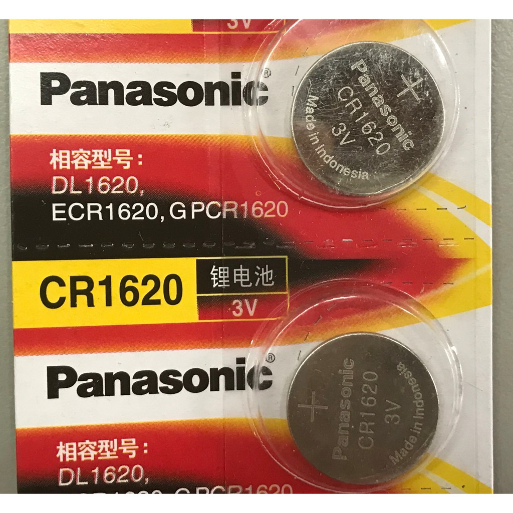 Pin nút Panasonic CR2032 / CR2025 / CR2016 / CR1632 / CR1220 3V Lithium , Pin cúc Panasonic 3V Lithium Made in Indonesia