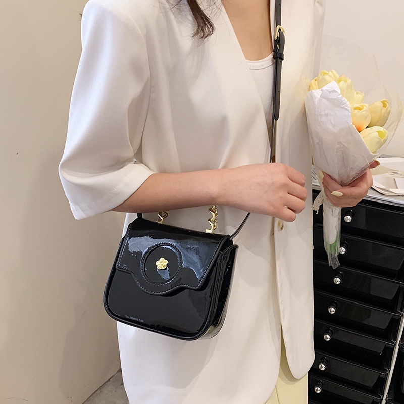 Túi Đeo Chéo Da Bóng Phong Cách Âu Mỹ Thời Trang 2024 Mới Cho Nữ