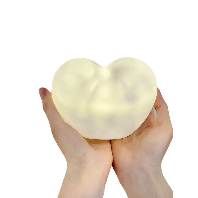 Đèn LED Hình Trái Tim Màu Cầu Vồng Dùng Trang Trí Phòng Ngủ Cho Trẻ