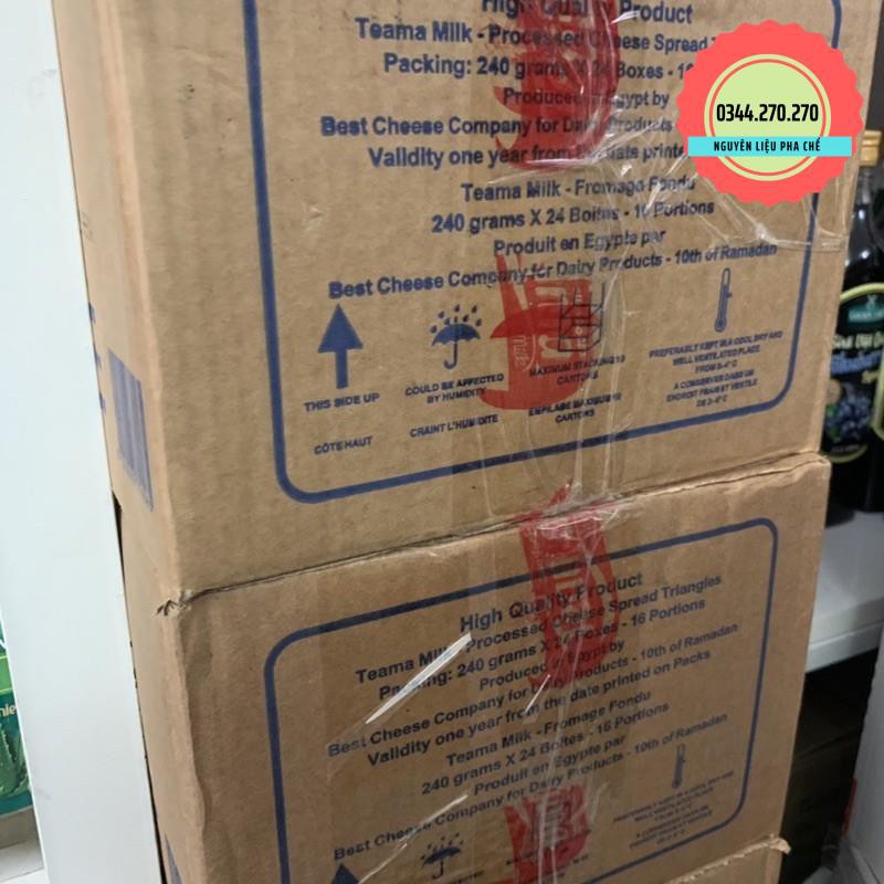 Phô mai teama Ai Cập - Hộp 8 miếng, 16 miếng -