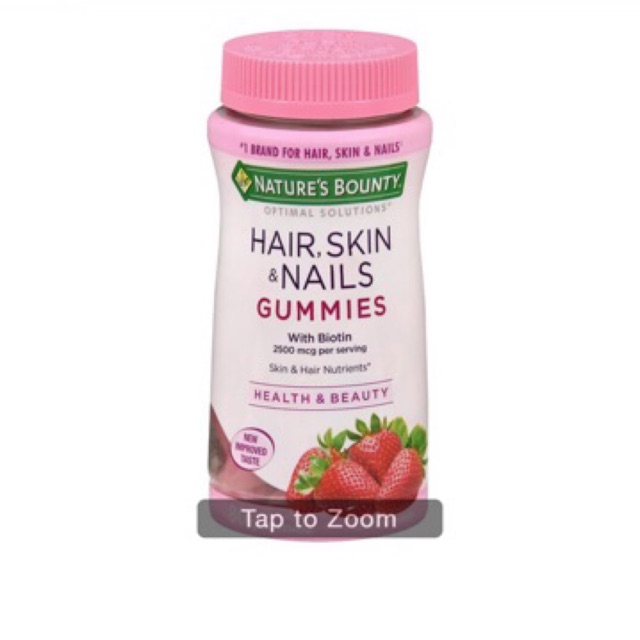 Kẹo dẻo Hair, Skin & Nails Gummies 80 viên của Mỹ hỗ trợ đẹp da, tóc, móng Và kẹo sleep ngủ ngon
