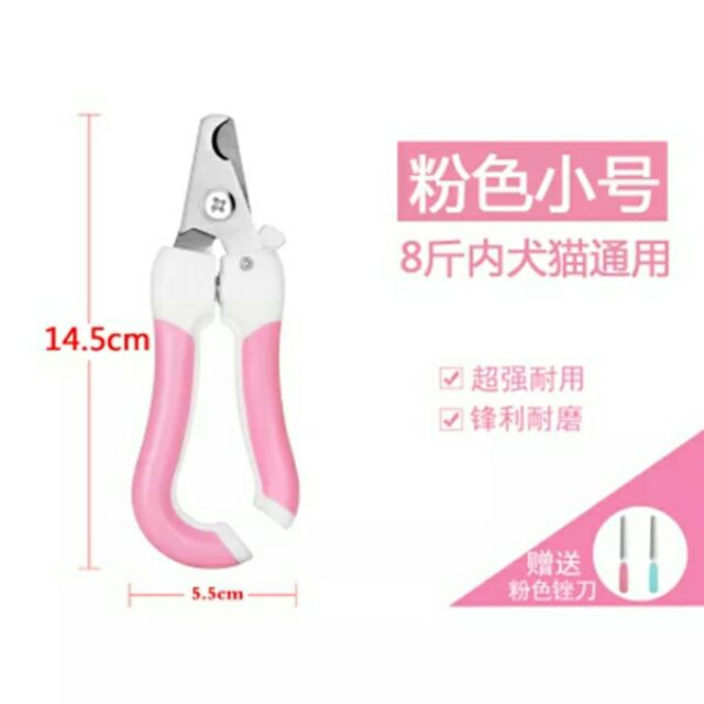 Kiềm cắt móng kèm dũa chó mèo thỏ bọ