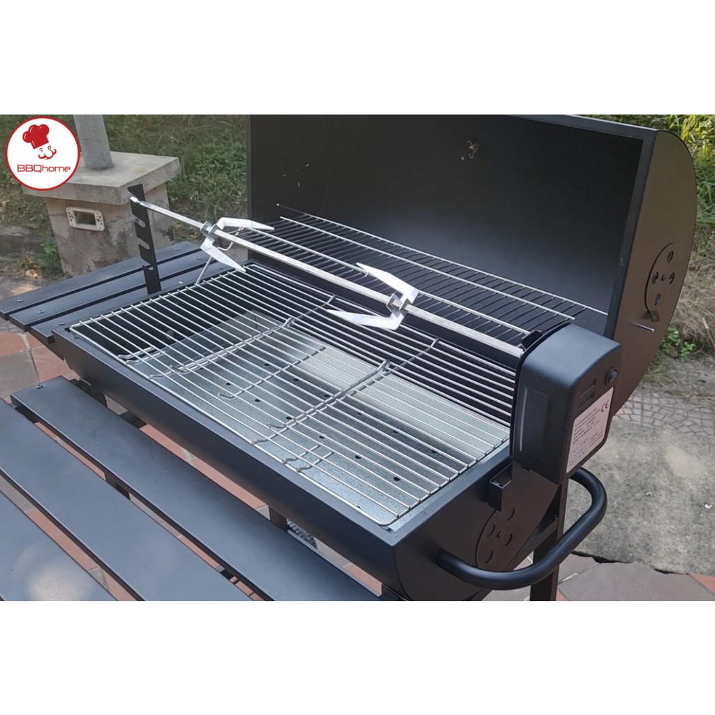 Bếp Nướng Than Hoa Không Khói BBQ05 Motor Tự Xoay