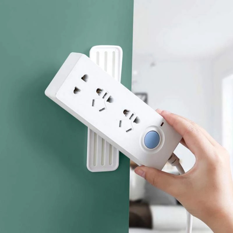 Giá Đỡ Ổ Cắm Điện Dán Tường Tự Dính Tiện Dụng