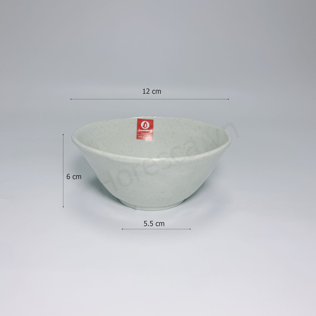 Bộ Bát Cơm Và Bát Súp SUPERWARE Nhựa Phíp 100% Melamine Xanh Đá - Green Stone