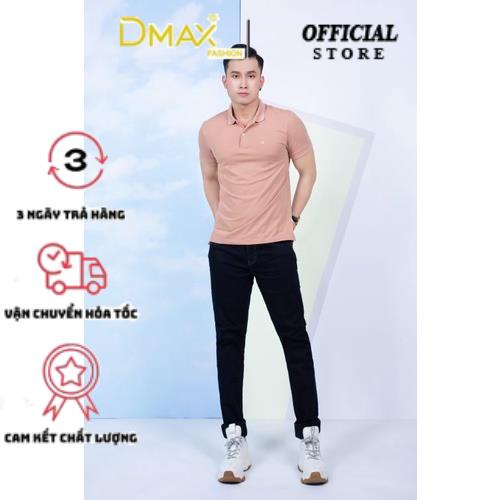 Áo Polo Nam Vải Dệt Phối Màu Hồng PL0S126