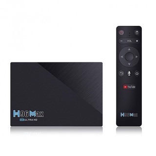 Tivi Box H96 Max Rk3566 RAM 8GB bộ nhớ 64GB hệ điều hành Android 11 kèm điều khiển giọng nói có chuột bay