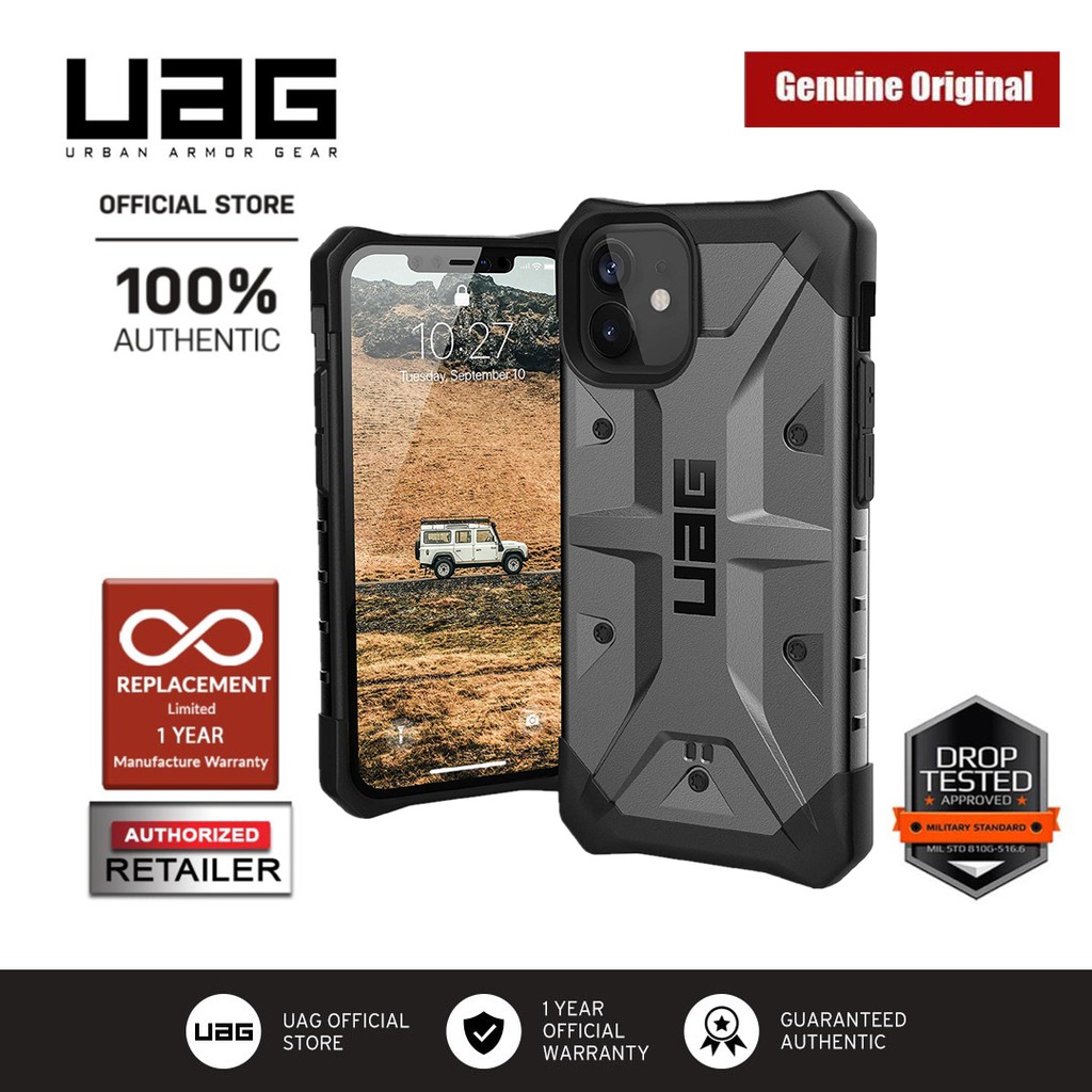 UAG Pathfinder Series Apple Ốp lưng iphone 12/ 12 Pro/ Ốp lưng iphone 12 Pro Max/ Ốp lưng iphone 12 Mini Phone - Silver