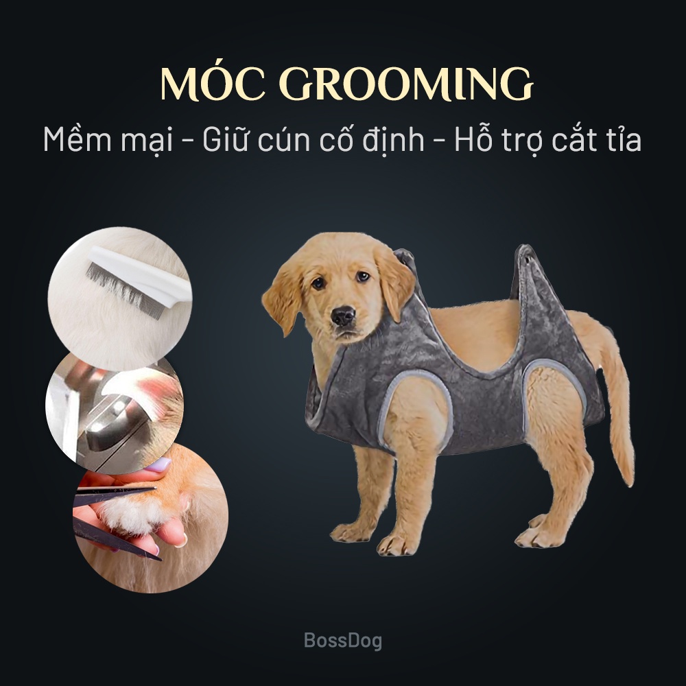 Móc Grooming - Võng treo hỗ trợ cắt móng chó mèo | BossDog