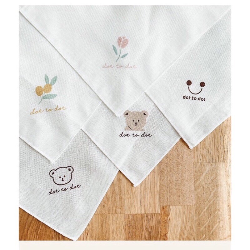 Set 5 khăn sữa Dottodot