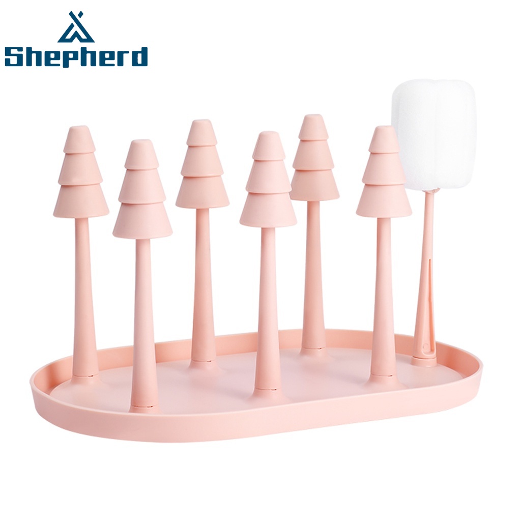 Giá đỡ cốc Shepherd thoát nước chống trượt chống bụi phong cách Bắc Âu