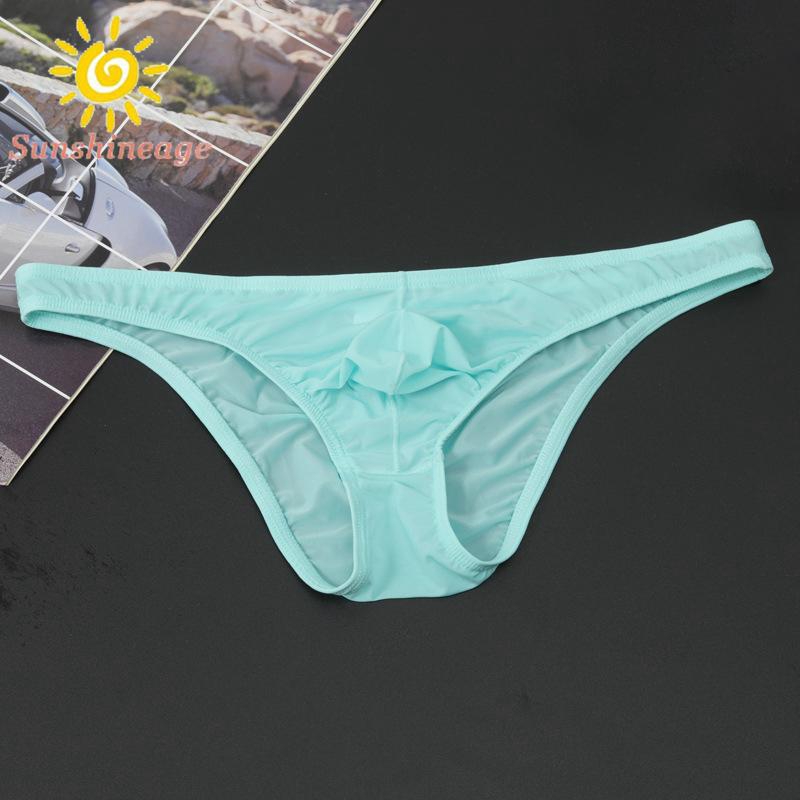 Quần lót nam đàn hồi thoáng khí màu trơn tạo cảm giác thoải mái