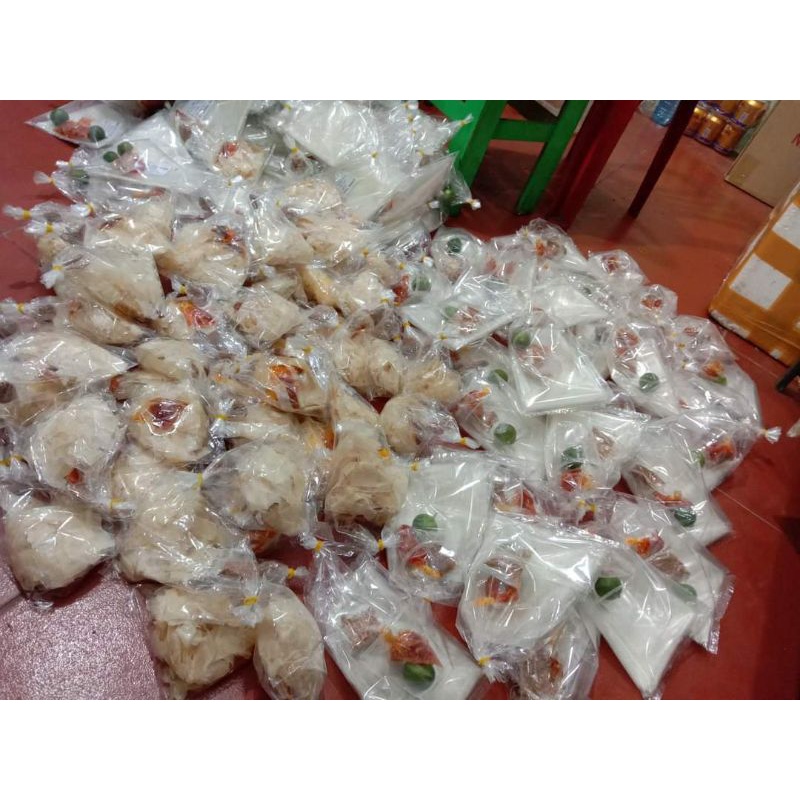 Xâu 10 Bịch Bánh tráng vò sate dầu + muối+tắc