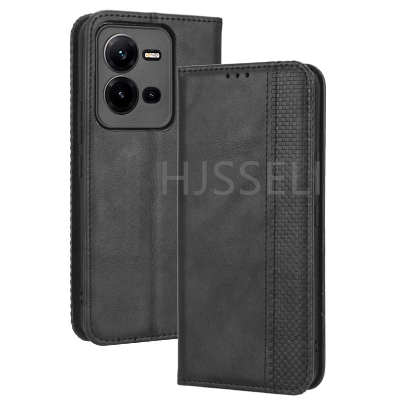 Ốp Dạng Lật Bằng Da Có Ngăn Đựng Thẻ Dành Cho VIVO V25 5G VIVO V25e 5G