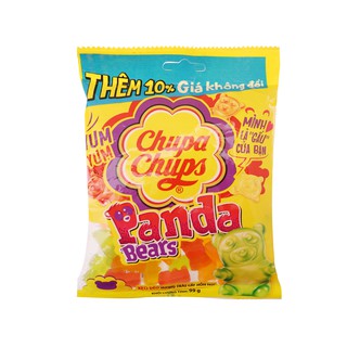 Kẹo dẻo hương trái cây tổng hợp Chupa Chups Panda Bears gói 90g