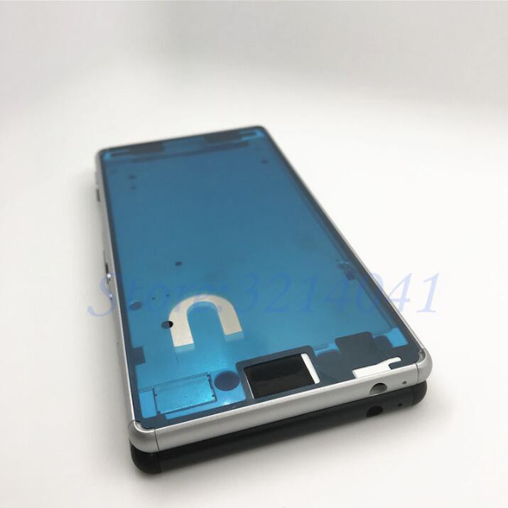 Khung Viền Phía Trước Với Cổng Sạc Bụi Cho Điện Thoại Sony Xperia M4 Aqua E2303 E2333 E2353 Ốp