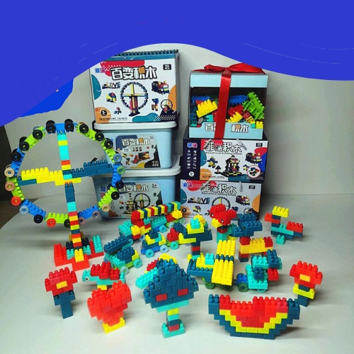 Đồ chơi lắp ghép cho bé bộ lego quà tặng sinh nhật cho bé giúp tăng khả năng sáng tạo 240 chi tiết