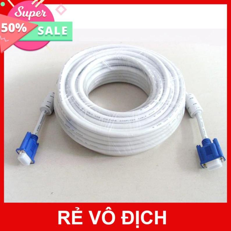 Cáp 2 đầu VGA hàng chuẩn xịn chống nhiễu tín hiệu 5m/10m/15m/20m - Chuyensiphukien1