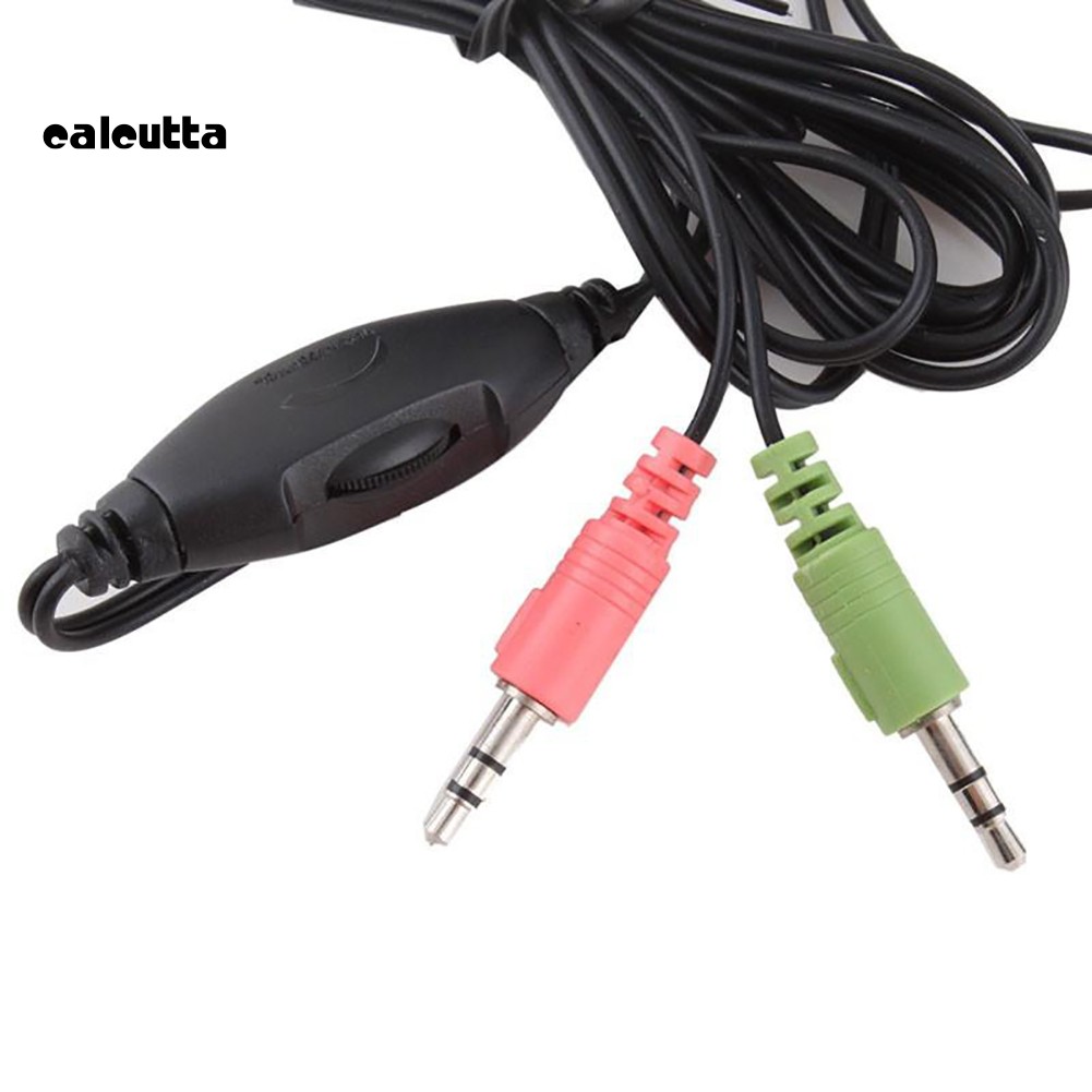 【Ready stock】Wired Earphone Headphone VOIP Headset with Microphone for PC Computer Laptop