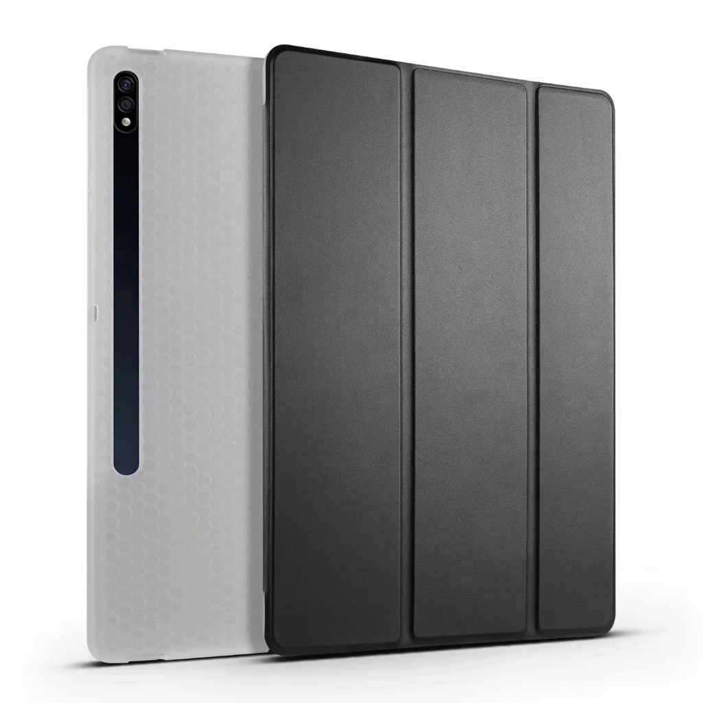 Bao da đứng thông minh có khe để bút cho Samsung Galaxy Tab S7 FE SM-T730 T735 T736