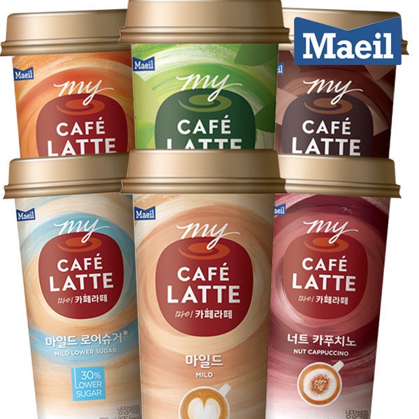 Café Latte Maeil - Chỉ giao Tp.HCM - [매일] 마이 카페라떼 - Cà phê sữa pha sẵn dạng ly 220ml tiện lợi - Hàng nội đdịa Hàn Quốc