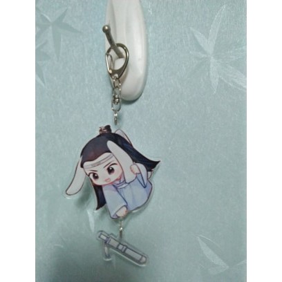 Móc khóa mica chibi có sẵn và in theo yêu cầu