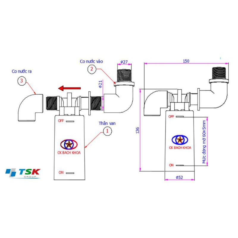 Phao cơ Thông minh Bách Khoa thế hệ mới 21-27mm