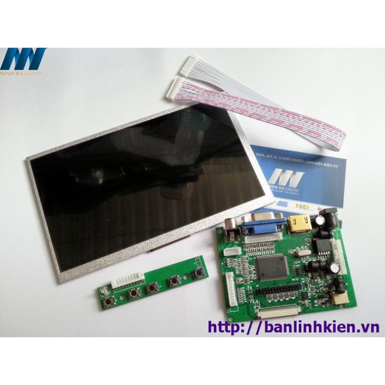 Màn Hình Raspberry 7 Inch HDMI-VGA-AV-800x480-V1