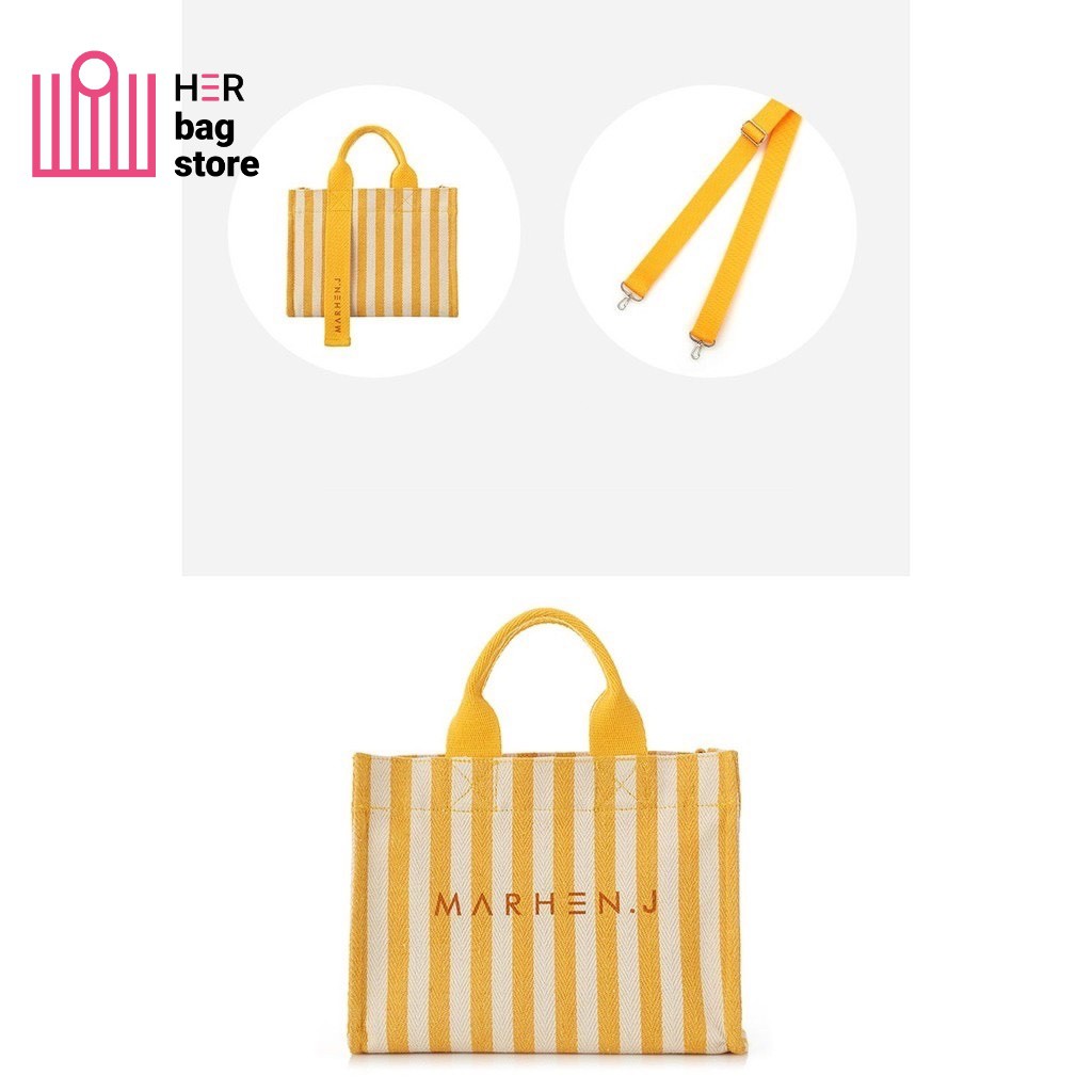 [Mã HERB88 giảm 8% đơn 99K] Túi vải canvas cao cấp Nữ Marhen J đeo vai xách tay đeo chéo thời trang Hàn Quốc giá rẻ