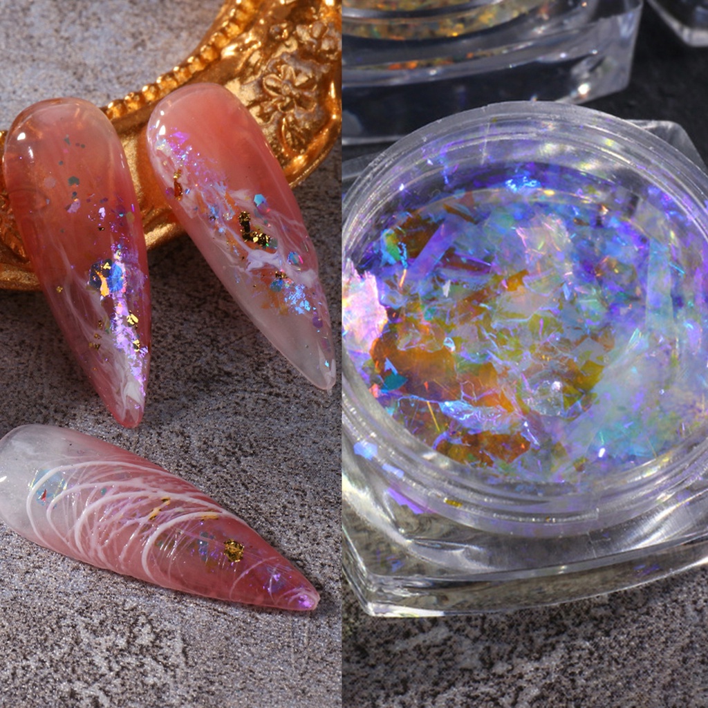 [JENN] 1 Hũ Kim Tuyến Lấp Lánh Trang Trí Móng Tay Nghệ Thuật Cho Nữ