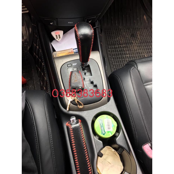 Bọc Cần Số, Tay Phanh Xe HYUNDAI ACCENT, AVANTE, I30 SỐ TỰ ĐỘNG  Phom Cũ... Da Bò Nhiều Màu Sắc