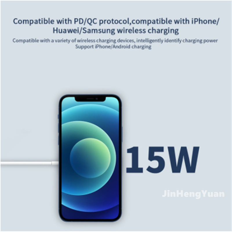 Đế Sạc Nam Châm Không Dây Cho Iphone 12 Pro Max 15w