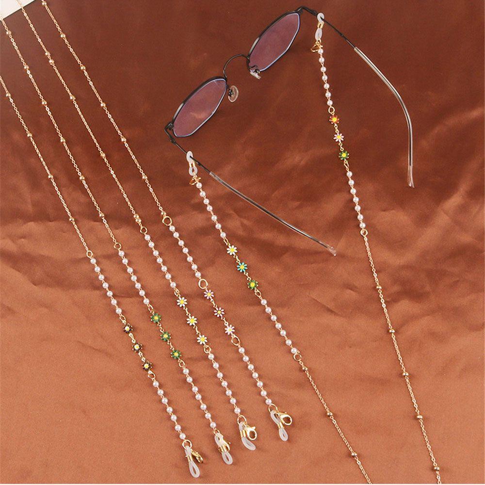 Dây Đeo Mắt Kính Chống Thất Lạc Hình Hoa Cúc Xinh Xắn