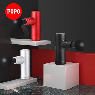 Máy massage Facial Gun MINI08 SPORTY tích hợp 4 đầu có thể thay thế làm giảm đau, căng, tức cơ bắp