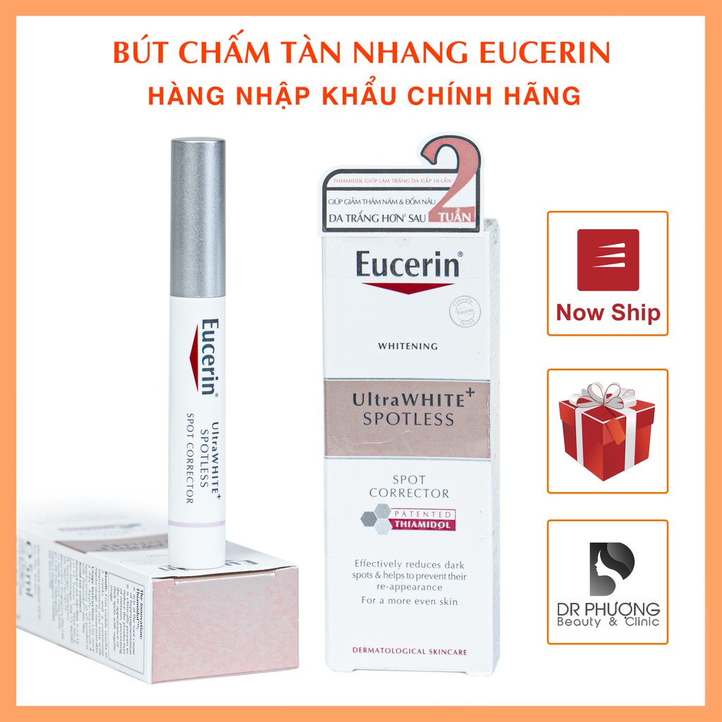 Eucerin UltraWhite+ Spotless Spot Corrector: Bút Chấm Mờ Đốm Nâu, Nám, Tàn Nhang 5 Ml