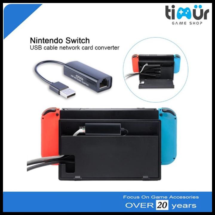 Bộ Chuyển Đổi Kết Nối Mạng Lan Cổng Usb Cho Nintendo Switch Gag192