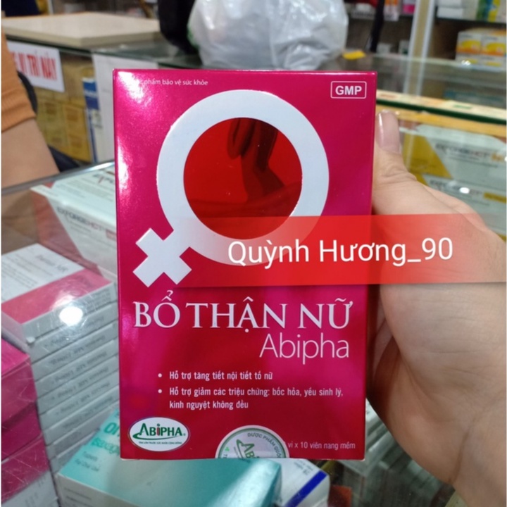 Bổ Thận Nữ ABIPHA hộp 30 viên giúp cân bằng nội tiết nữ giới