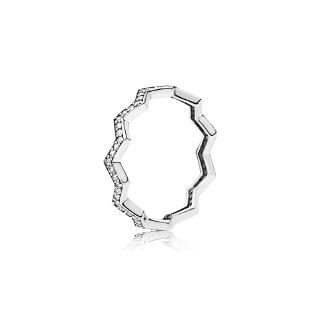 MISS LOVE Nhẫn bạc 925 đính đá sáng bóng Pandora 197751cz