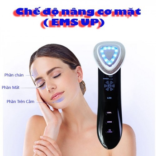 Máy massage điện di vô tuyến RF làm đẹp và trẻ hóa mặt - 5in1 - giá rẻ