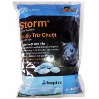 Thuốc diệt chuột Storm 0.005% gói 1kg dạng viên hiệu quả an toàn