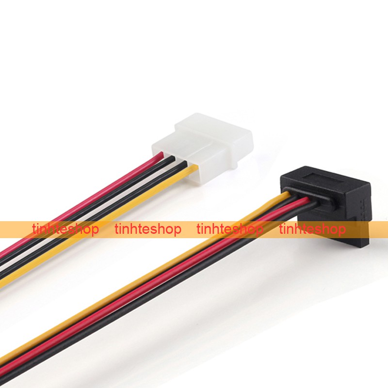 Cáp nguồn SATA IDE ATA Molex sang SATA - Dây nguồn ổ cứng SATA từ 4PIN IDE ra SATA 20Cm