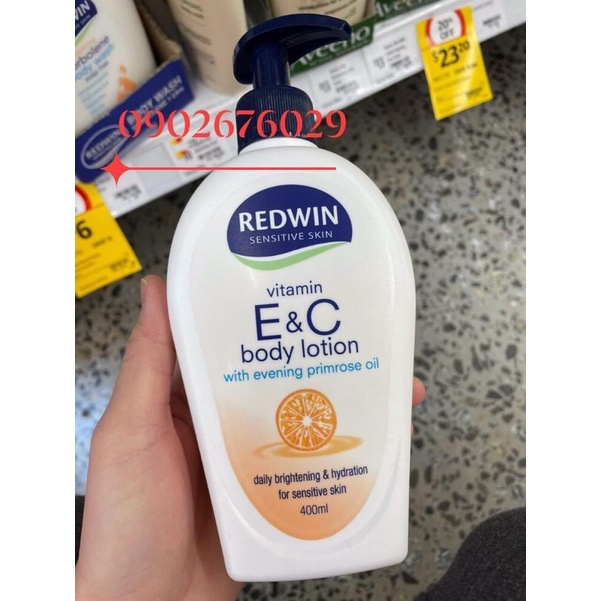 Lotion dưỡng da mềm mịn Vitamin E Cream của Redwin A&C