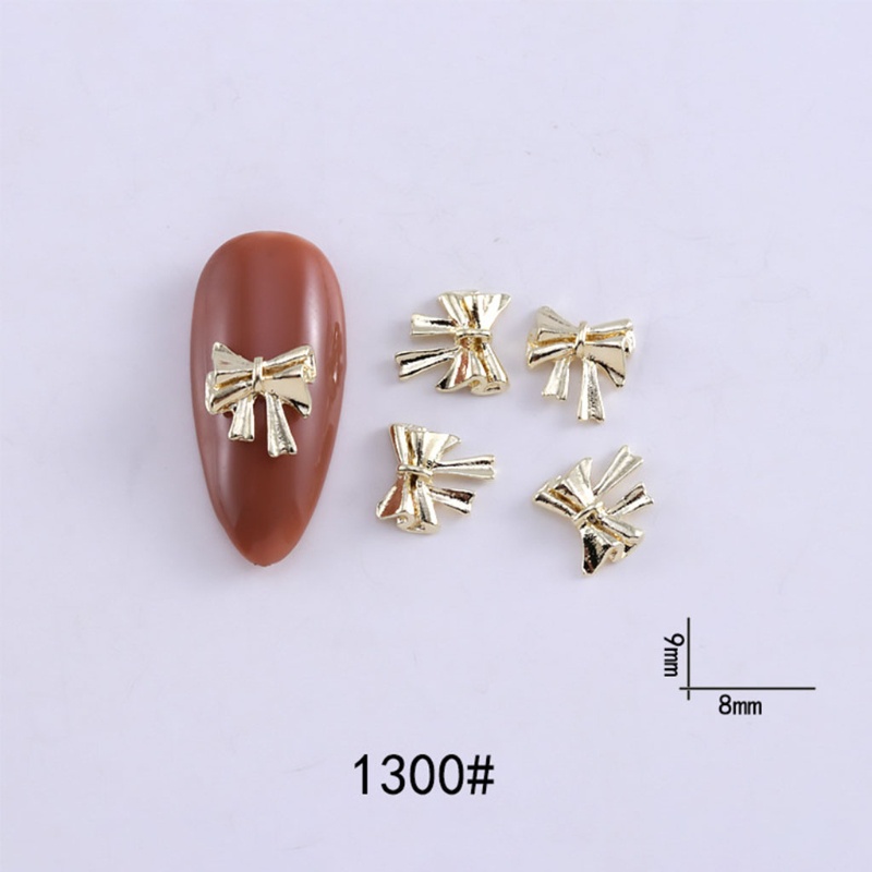 Set 10 Phụ Kiện Trang Trí Móng Tay Nghệ Thuật Hình Trái Tim Xinh Xắn